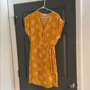 Gilli Yellow Floral Dress